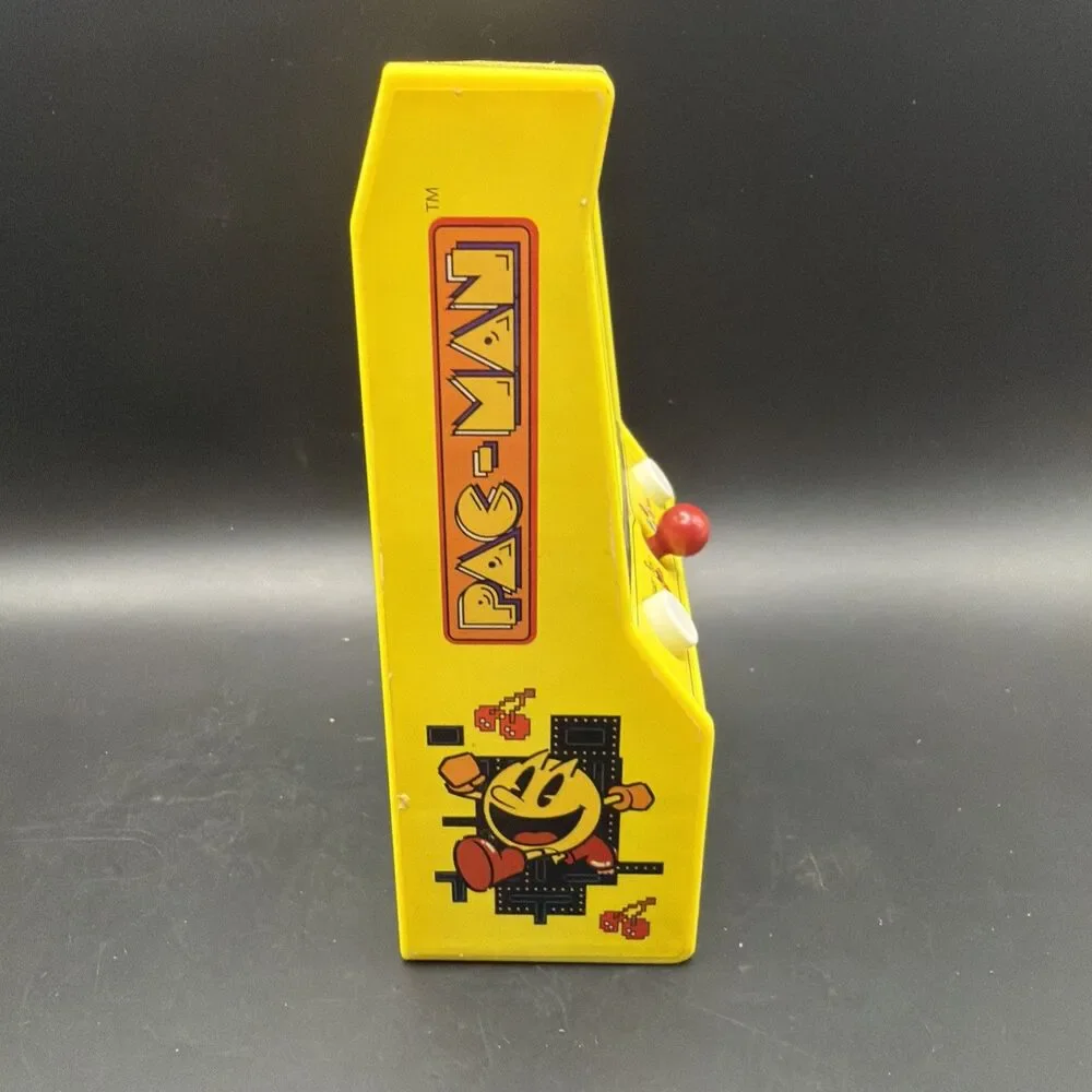 Mini LCD Pac-Man Handheld Arcade Game Pacman Bandai Namco #09521 - Tested, WORKS